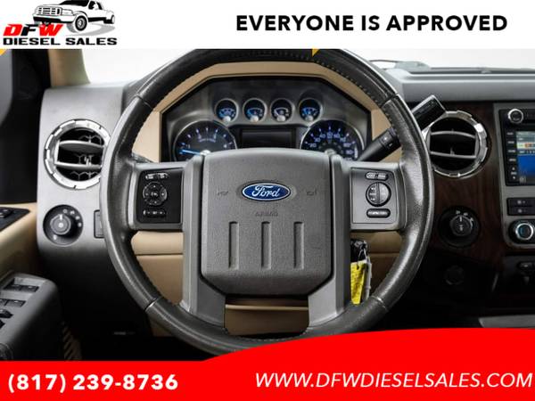 2012 Ford F 250 4WD Crew Cab LARIAT DIESEL LIFTED CUSTOM WHEELS !!! with - $28,995 (60 Diesel 4x4 Trucks in inventory**BAD CREDIT OKAY!!!)