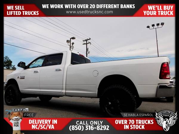 $490/mo - 2015 Ram 3500 Lone Star 4x4Crew Cab 8 ft LB SRW Pickup FOR O - $490 (Used Cars For Sale)