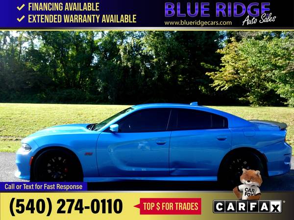 2018 Dodge Charger RT Scat Pack RWD FOR ONLY - $34,995 (Blue Ridge Blvd Roanoke, VA 24012)