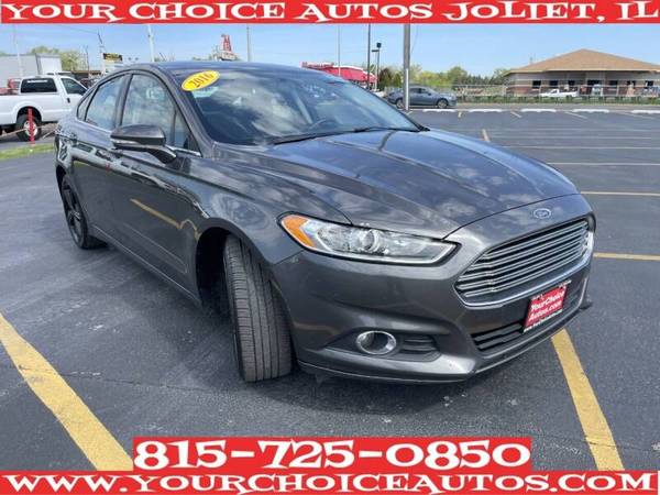 2016 FORD FUSION SE BACKUP CAMERA KEYLESS ALLOY GOOD TIRES 212198 - $11,977 (YOUR CHOICE AUTOS JOLIET, IL 60435)