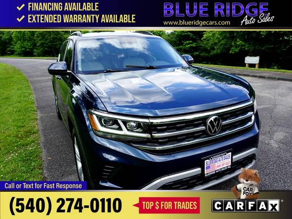 2021 Volkswagen Atlas 20215 20T SE wTechnology 4MOTION FOR ONLY - $29,995 (Blue Ridge Blvd Roanoke, VA 24012)