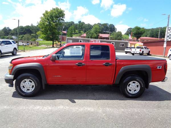 2005 Chevrolet Colorado Crew Cab 4WD LS Z71 (Low Miles) *Red* - $14,995 (Franklin, North Carolina)