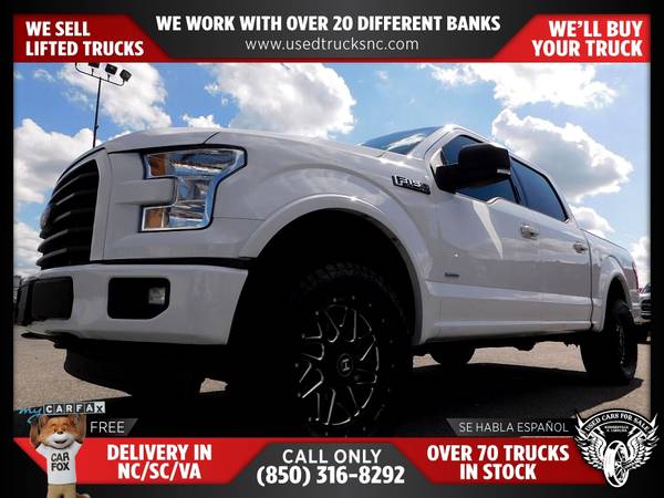 $402/mo - 2017 Ford F-150 XLT 4x4SuperCrew 55 ft SB FOR ONLY - $402 (Used Cars For Sale)