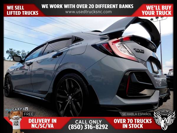 $390/mo - 2021 Honda Civic Sport TouringHatchback CVT FOR ONLY - $390 (Used Cars For Sale)