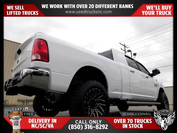 $452/mo - 2018 Ram 2500 Big Horn 4x4Mega Cab 63 ft SB Pickup FOR ONLY - $452 (Used Cars For Sale)