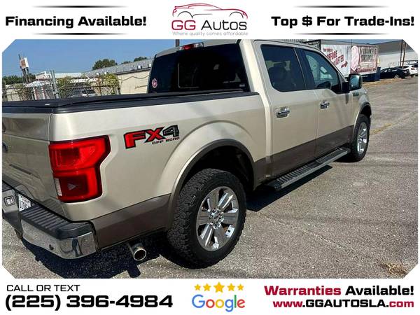 2018 Ford F150 F 150 F-150 SuperCrew Cab Lariat Pickup 4D 6 12 ft - $26,500 (8700 Florida Blvd, Baton Rouge, LA 70815)