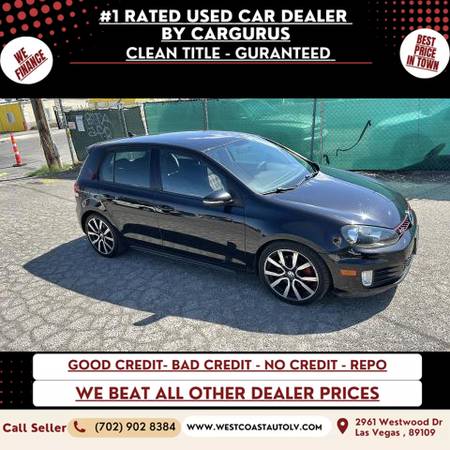 2014 Volkswagen GTI Driver's Edition Hatchback Sedan 4D - Clean Title - $9999.00