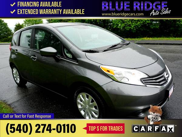 2016 Nissan Versa Note HB CVT 16 S Plus FOR ONLY - $9,995 (Blue Ridge Blvd Roanoke, VA 24012)