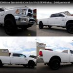 $589/mo - 2016 Ram 2500 Laramie 4x4Crew Cab 63 ft SB Pickup FOR ONLY - $589 (Used Cars For Sale)