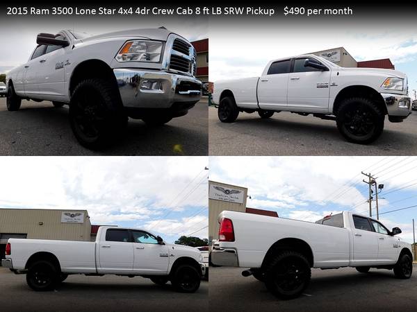 $589/mo - 2016 Ram 2500 Laramie 4x4Crew Cab 63 ft SB Pickup FOR ONLY - $589 (Used Cars For Sale)