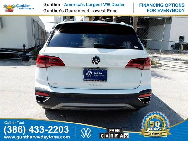 $25,495 - 2022 Volkswagen Taos SE - $395 (Per Month O.A.C.)