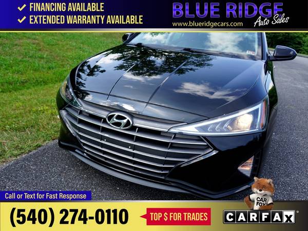 2020 Hyundai Elantra SEL IVT FOR ONLY - $14,995 (Blue Ridge Blvd Roanoke, VA 24012)