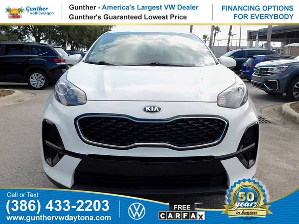 $14,995 - 2020 KIA Sportage LX - $232 (Per Month O.A.C.)