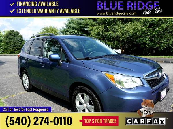 2015 Subaru Forester CVT 25i Premium PZEV FOR ONLY - $7,995 (Blue Ridge Blvd Roanoke, VA 24012)