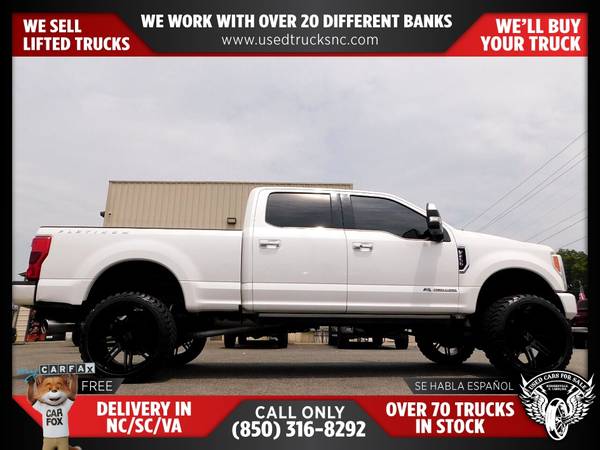 $715/mo - 2018 Ford F-250 Super Duty Platinum 4x4Crew Cab 68 ft SB Pic - $740 (Used Cars For Sale)