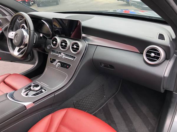 2020 Mercedes-Benz C300 Gray/Red 19K AMG Package Warranty Excellent! - $29,900 (albany / el cerrito)