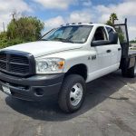 2009 RAM 3500 Flatbed Diesel, Crew Cab, Tow Package, Goose Neck! - $21,999