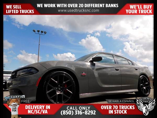 $486/mo - 2018 Dodge Charger RT Scat PackSedan FOR ONLY - $504 (Used Cars For Sale)