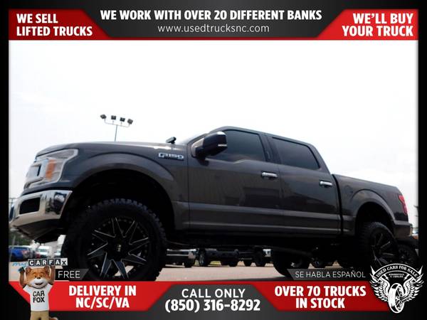 $411/mo - 2019 Ford F-150 XLT 4x4SuperCrew 55 ft SB FOR ONLY - $414 (Used Cars For Sale)