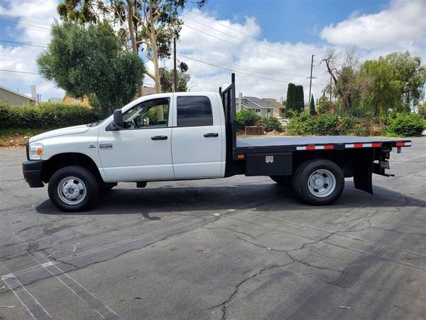 2009 RAM 3500 Flatbed Diesel, Crew Cab, Tow Package, Goose Neck! - $21,999