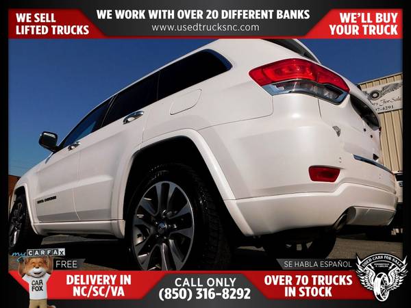 $326/mo - 2018 Jeep Grand Cherokee Overland 4x2SUV FOR ONLY - $326 (Used Cars For Sale)