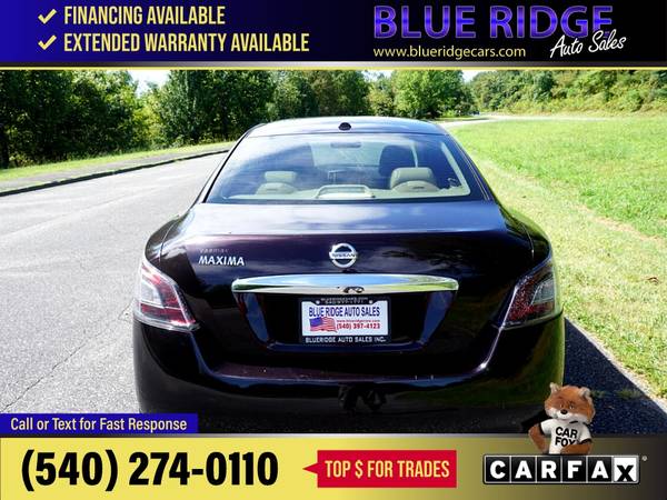 2012 Nissan Maxima SV FOR ONLY - $9,995 (Blue Ridge Blvd Roanoke, VA 24012)