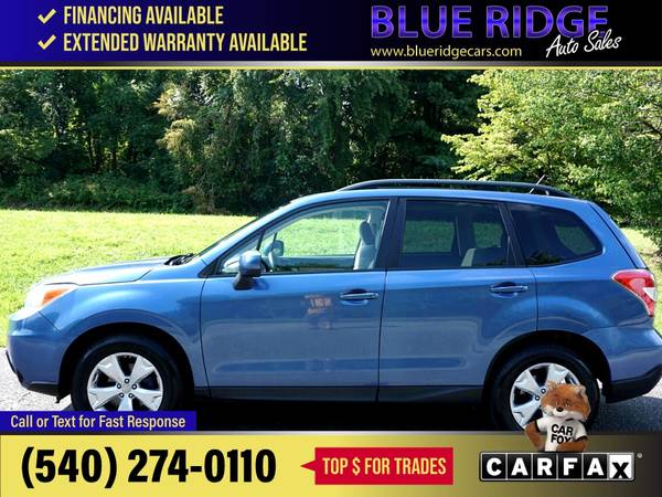 2015 Subaru Forester CVT 25i Premium PZEV FOR ONLY - $7,995 (Blue Ridge Blvd Roanoke, VA 24012)