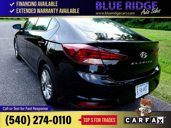 2020 Hyundai Elantra SEL IVT FOR ONLY - $14,995 (Blue Ridge Blvd Roanoke, VA 24012)