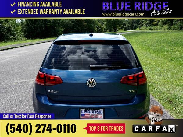 2017 Volkswagen Golf 18T 4-Door Wolfsburg Edition Auto FOR ONLY - $9,995 (Blue Ridge Blvd Roanoke, VA 24012)