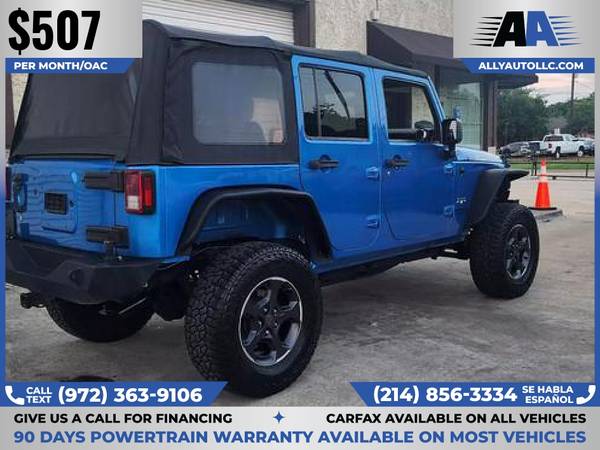 $507/mo - 2016 Jeep Wrangler Unlimited Sahara Sport Utility 4D 4 D 4-D - $18,999 (Ally Auto LLC)