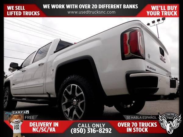 $415/mo - 2017 GMC Sierra 1500 SLT 4x4Crew Cab 65 ft SB FOR ONLY - $415 (Used Cars For Sale)