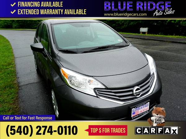 2016 Nissan Versa Note HB CVT 16 S Plus FOR ONLY - $9,995 (Blue Ridge Blvd Roanoke, VA 24012)