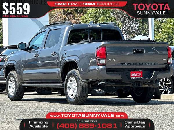 $559/mo - 2021 Toyota Tacoma SR V6Crew V 6 Crew V-6-Crew Cab - $38,382 (Toyota Sunnyvale)