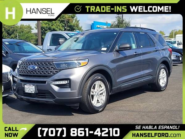 2021 Ford Explorer XLT FOR ONLY $596/mo! - $614 (Call for Price)