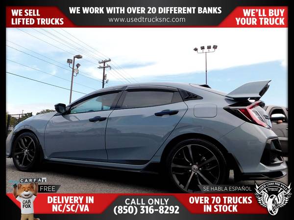 $390/mo - 2021 Honda Civic Sport TouringHatchback CVT FOR ONLY - $390 (Used Cars For Sale)