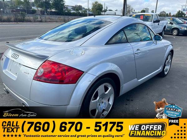 2001 Audi TT 225hp 225 hp 225-hp quattro AWD 2dr 2 dr 2-dr Coupe PRICE - $7,990 (Bloom Auto Sales)