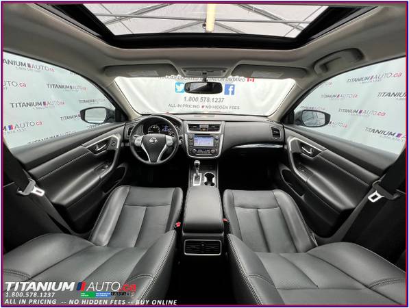 2016 Nissan Altima SL Tech-GPS-Adaptive Cruise-Blind Spot-Sunroof-Leat - $21,990