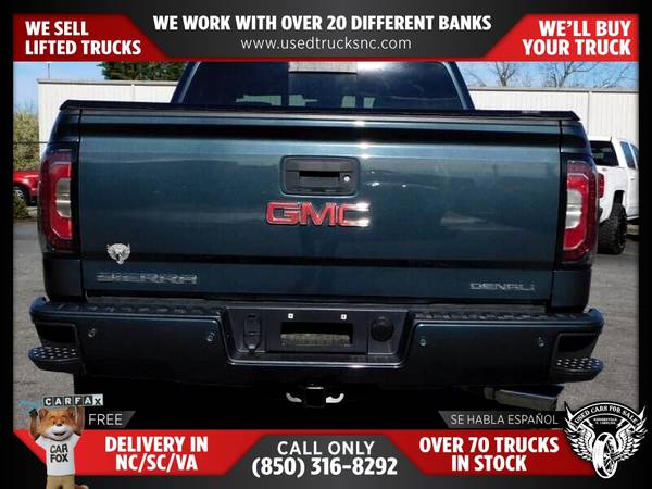 - 2017 GMC Sierra 1500 Denali 4x4Crew Cab 58 ft SB FOR ONLY (Used Cars For Sale)