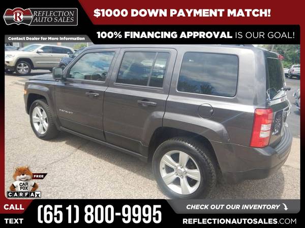 2014 Jeep Patriot Latitude FOR ONLY - $210 (REFLECTION AUTO SALES)