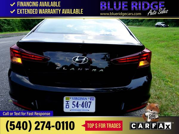 2020 Hyundai Elantra SEL IVT FOR ONLY - $14,995 (Blue Ridge Blvd Roanoke, VA 24012)