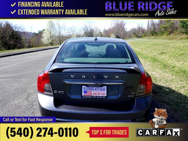 2009 Volvo S40 S 40 S-40 Sdn 25T R-Design AWD FOR ONLY - $6,995 (Blue Ridge Blvd Roanoke, VA 24012)