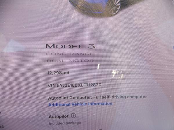 2020 Tesla Model 3 Long Range AWD - $32,790 (Vero beach)