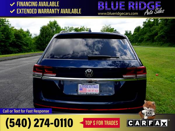 2021 Volkswagen Atlas 20215 20T SE wTechnology 4MOTION FOR ONLY - $29,995 (Blue Ridge Blvd Roanoke, VA 24012)