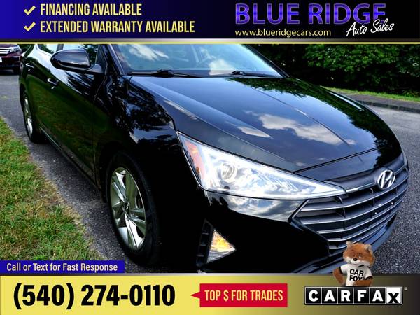 2020 Hyundai Elantra SEL IVT FOR ONLY - $14,995 (Blue Ridge Blvd Roanoke, VA 24012)