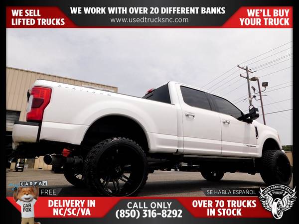 $715/mo - 2018 Ford F-250 Super Duty Platinum 4x4Crew Cab 68 ft SB Pic - $740 (Used Cars For Sale)