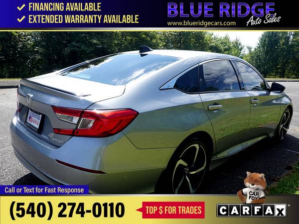 2022 Honda Accord Sedan Sport 15T CVT FOR ONLY - $24,995 (Blue Ridge Blvd Roanoke, VA 24012)