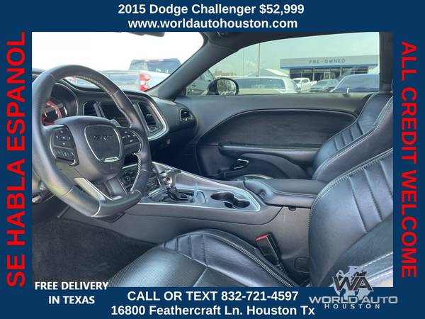 2015 Dodge Challenger SRT Hellcat $800 DOWN $329/WEEKLY - $1 (Houston,Tx)