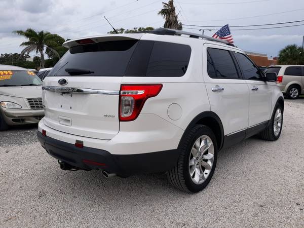 2013 Ford Explorer Limited 4x4 - Cold A/C, Leather, 3 Rows - $8,495 (clearwater, fl)
