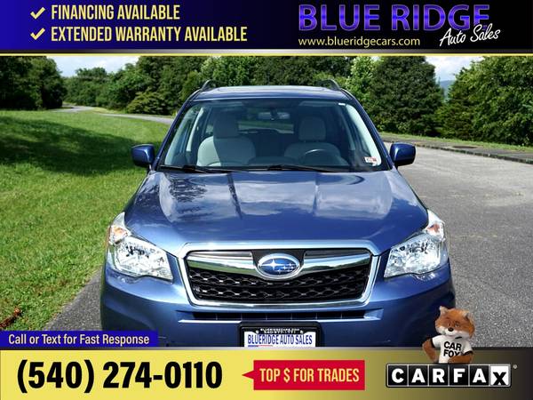 2015 Subaru Forester CVT 25i Premium PZEV FOR ONLY - $7,995 (Blue Ridge Blvd Roanoke, VA 24012)