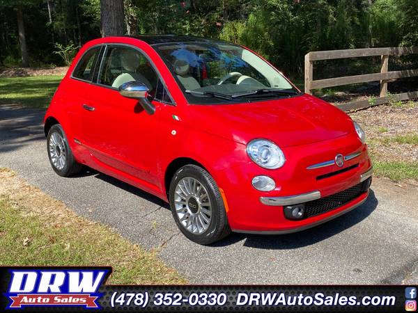 2012 Fiat 500 Lounge | Low Miles | Bluetooth | FREE CarFax & Warranty - $8,931 (Call or Text for a Test Drive Today)